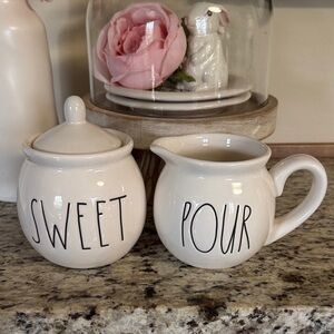 Rae Dunn Sweet and Pour, creamer set